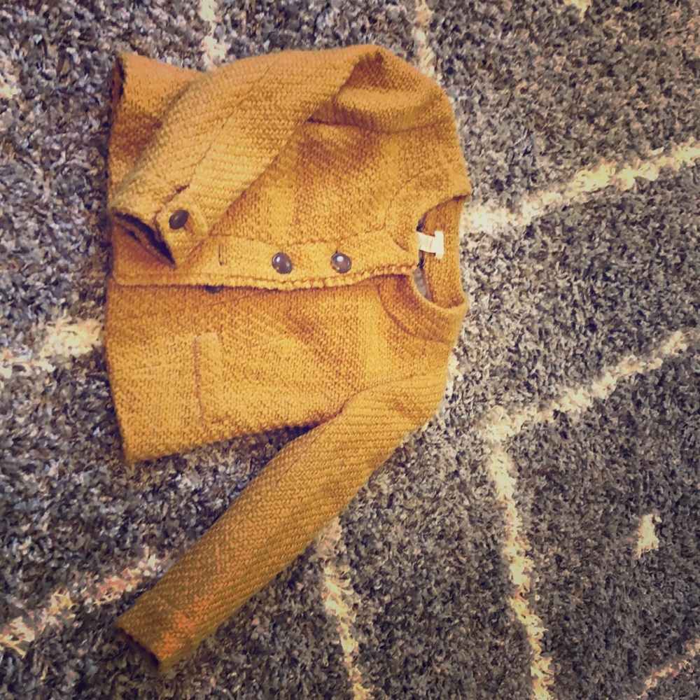 J.CREW jacket Mustard Yellow Size 00 Petite